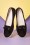 Keds - Teacup Twill Ballerina Sneakers Années 50 en Noir 4