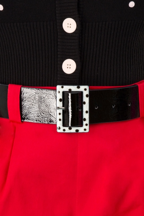 Banned Retro - Chenelle Belt Années 50 en Rouge