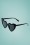 Banned Retro - 50s Melba Heart Shaped Sunglasses in Black 2