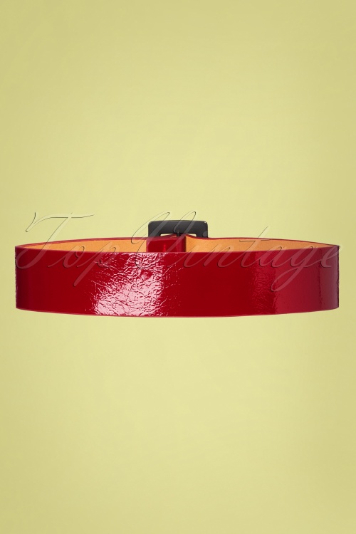 Banned Retro - 50s Chenelle Belt in Red 3