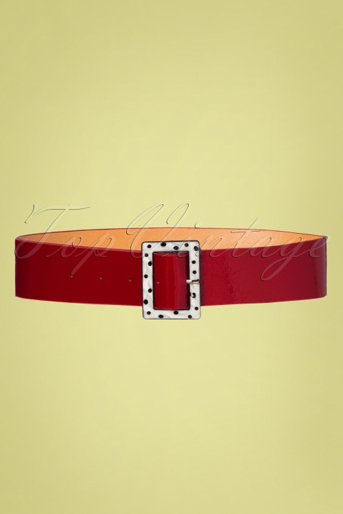 Banned Retro - Chenelle riem in rood