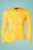 King Louie - 40s Oyster Fusion Roundneck Cardigan in Yellow