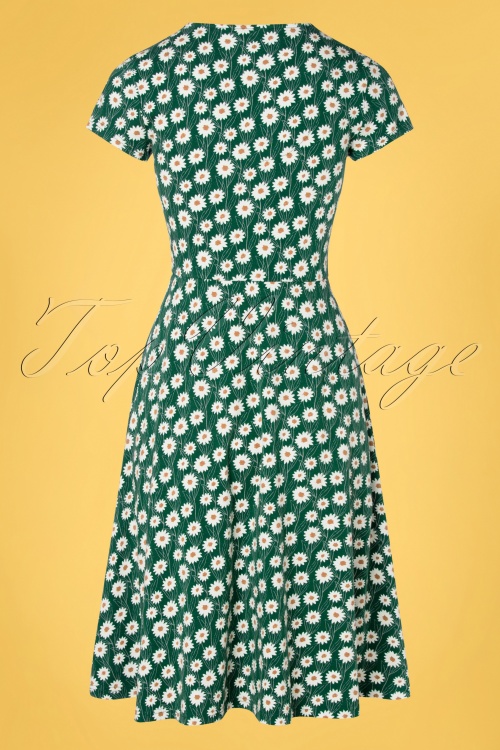 Seasalt - Swing-Kleid mit Pier-Ansicht in Daisy Watson Green 4