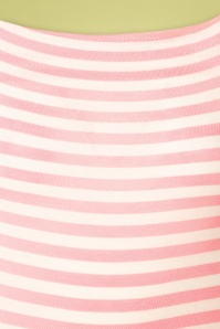 Steady Clothing - 50s Sandra Dee Striped Top in Pink and Ivory 3