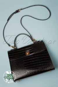 Charlie Stone - 50s Versailles Handbag in Black 2