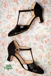 Charlie Stone - 40s New York Luxe Pumps in Black 