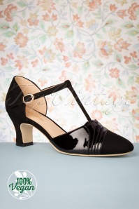 Charlie Stone - 40s New York Luxe Pumps in Black  3