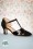 Charlie Stone - New York Luxe Pumps Années 40 en Noir 3