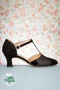 Charlie Stone - 40s New York Luxe Pumps in Black  6