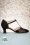 Charlie Stone - New York Luxe Pumps Années 40 en Noir 6