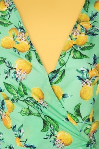 Smashed Lemon - Charlie lemon jurk in mint groen 3