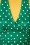 Vintage Chic 33366 Yolanda Polkadot Halter Dress Emerald Green 20200526 003W
