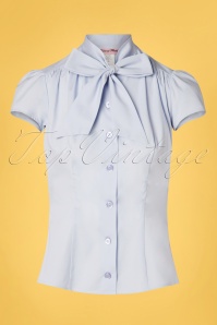 Heart of Haute - Estelle blouse in babyblauw