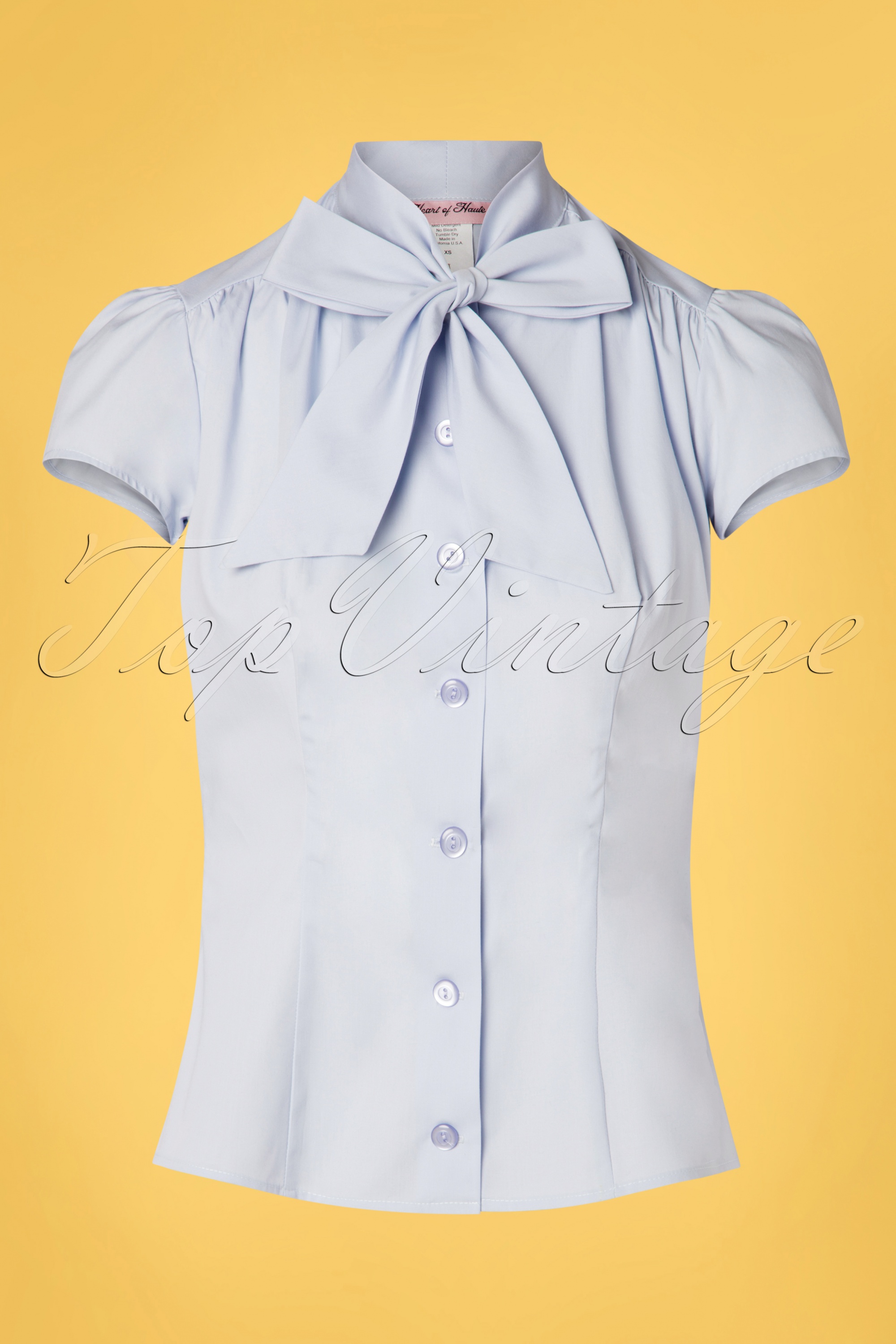 Heart of Haute - Estelle blouse in babyblauw