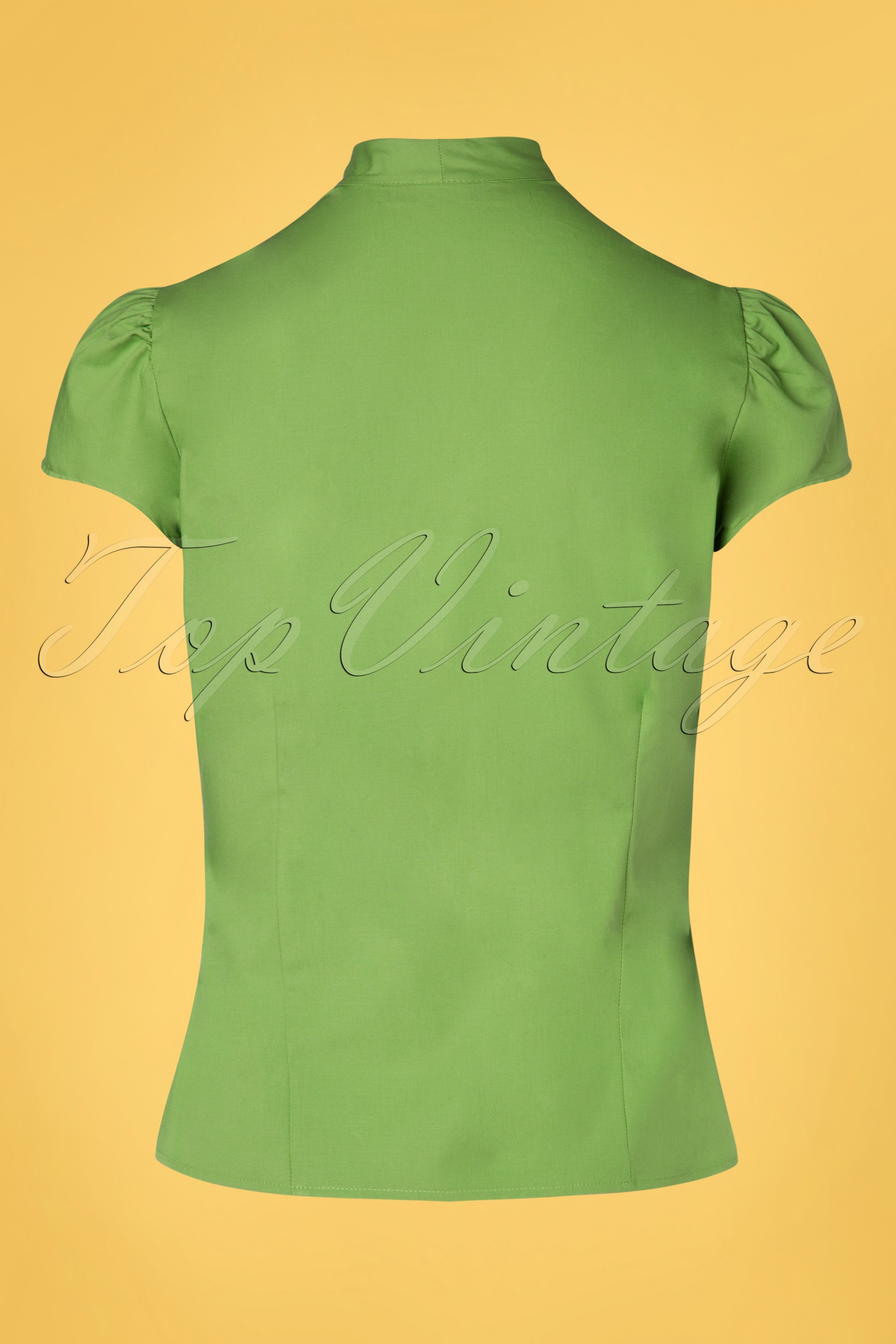 Heart of Haute - Estelle blouse in grasgroen 2