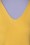 Compania Fantastica - Gebreide jumper top in geel 2