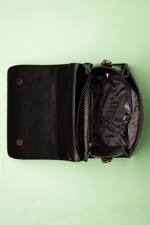 Banned Retro - 50s Limonata Handbag in Black 4