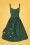 Collectif 32188 Jemima PolkaDot Swing Dress Green200605 020LZ