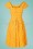 Timeless - 50s Aaliyah Flower Swing Dress in Yellow  5
