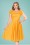 Sheen 34906 Aaliyah Swing Dress Yellow Floral 200609 020LW