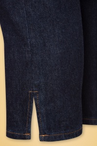 Rock-a-Booty - Wanda Capri Jeans Années 50 en Bleu Classique 6
