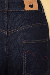 Rock-a-Booty - Wanda capri jeans in klassiek blauw 5