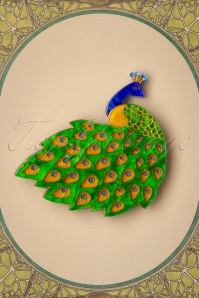 Erstwilder - Le Peacock Royal Brooch 