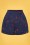 Collectif Clothing - 50s Jojo Starfish Shorts in Navy