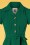 Pretty Retro - 40s Pretty Shirt Dress in Emerald 3