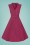 Collectif Clothing - 50s Leonie Swing Dress in Raspberry 2