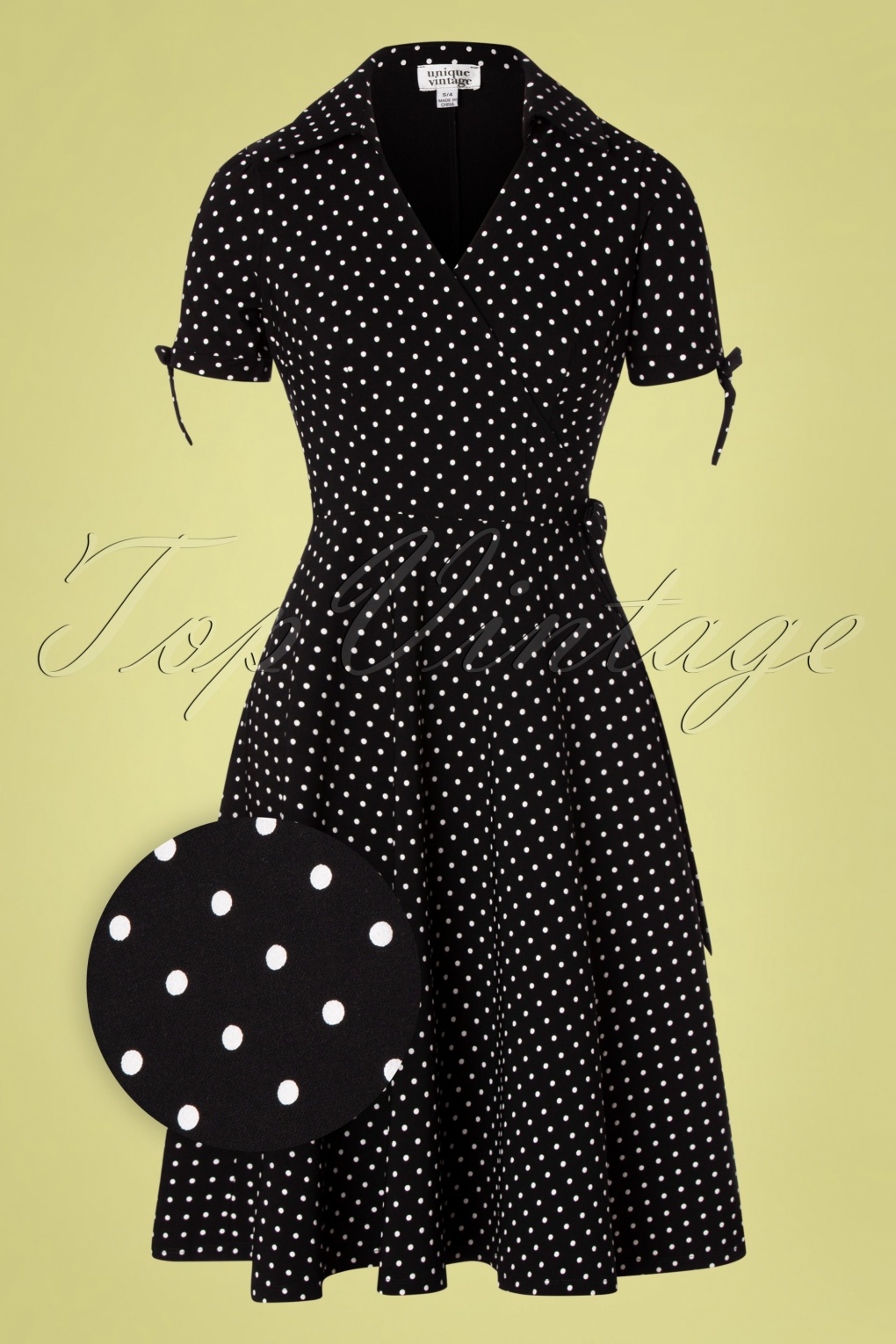 unique vintage polka dot dress