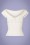 Collectif Clothing 14831 White Top Ivory 50s Cordelia 06292020 0003W
