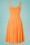 Timeless - 50s Bianca Swing Dress in Orange 4