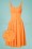 Timeless - 50s Bianca Swing Dress in Orange 2