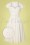 Miss Candyfloss - 50s Blossom Broderie Summer Dress in Ivory 3