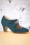 Lola Ramona ♥ Topvintage - 40s Ava Means Business Pumps in Teal 2