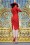 Vintage Diva  - The Jean Pencil Dress en Rouge Ravissante  4