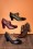 Miz Mooz - Tinka Leather Mary Jane Pumps Années 50 en Denim 4