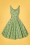 Timeless - Freya Floral Dress Années 50 en Vert 3