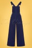 Banned 32206 Thelma Denim Dungarees Navy 20200722 006W