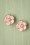 50s Small Rose Earstuds in Soft Pink