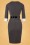 Vintage Diva  - De Raquel pencil jurk in grijs 6