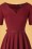 Vintage Diva  - The Beth Swing Dress in Deeply Red 6