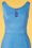 Banned Retro - 50s Holiday Wiggle Dress in Cornflower Blue 3