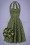 Timeless - 50s Taliyah Floral Swing Dress in Navy and Green 2
