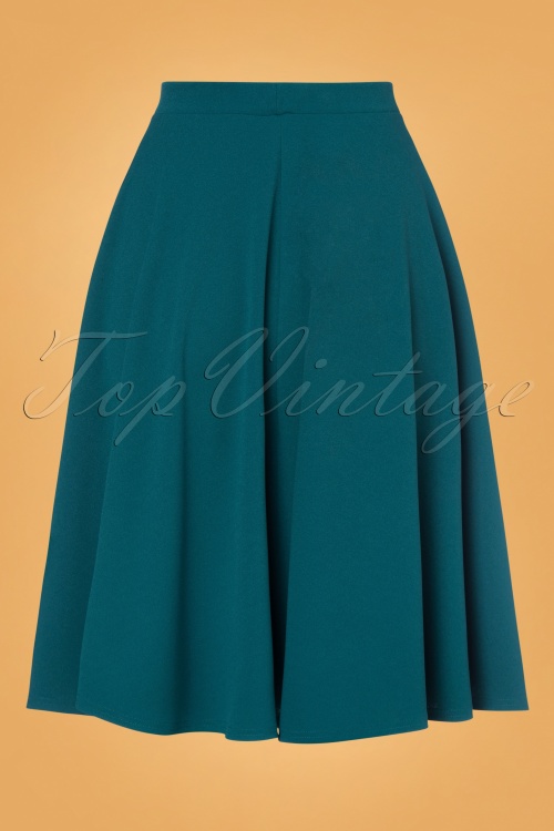 Vintage Chic for Topvintage - Sheila swingrok in teal 2