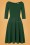 Vintage Chic for Topvintage - Lauriana Swing Dress Années 50 en Vert Sapin 2