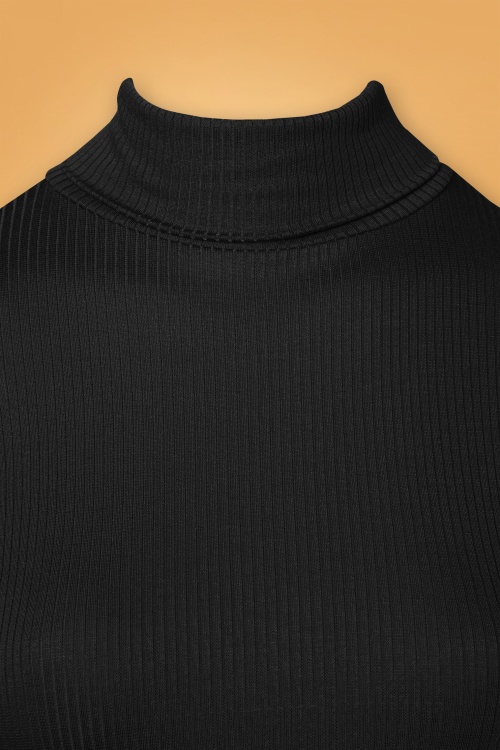 King Louie 34089 Rollneck Black Rib 07202020 004W