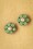 Lovely 33515 Vintage Flowers Green Pearl Earrings 07212020 0005 W
