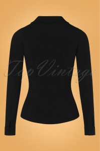 King Louie - 60s Patty Light Blouse in Black 5